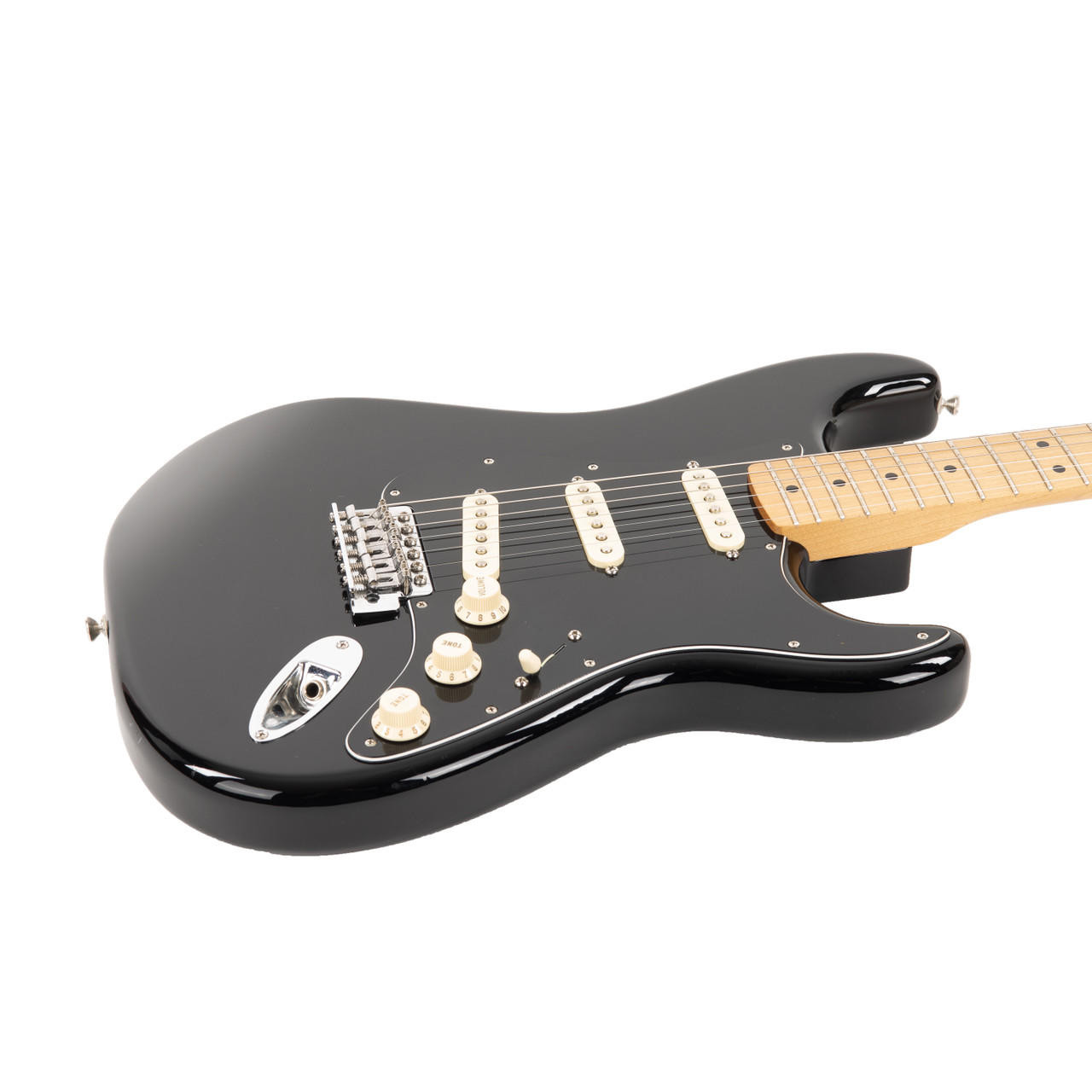 Used Fender Standard Stratocaster MIM Black 2017 | Cream City Music