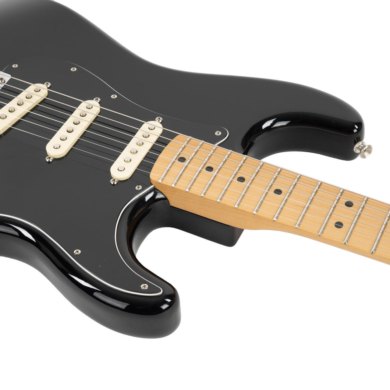 Used Fender Standard Stratocaster MIM Black 2017 | Cream City Music