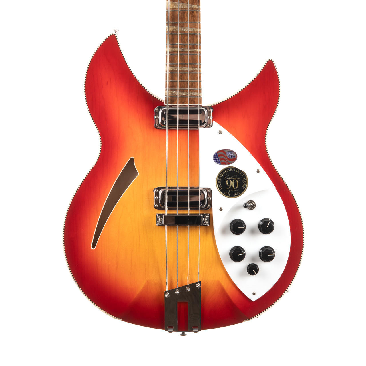 NOS Rickenbacker 90th Anniversary 4005XC Fireglo 2022 | Cream City