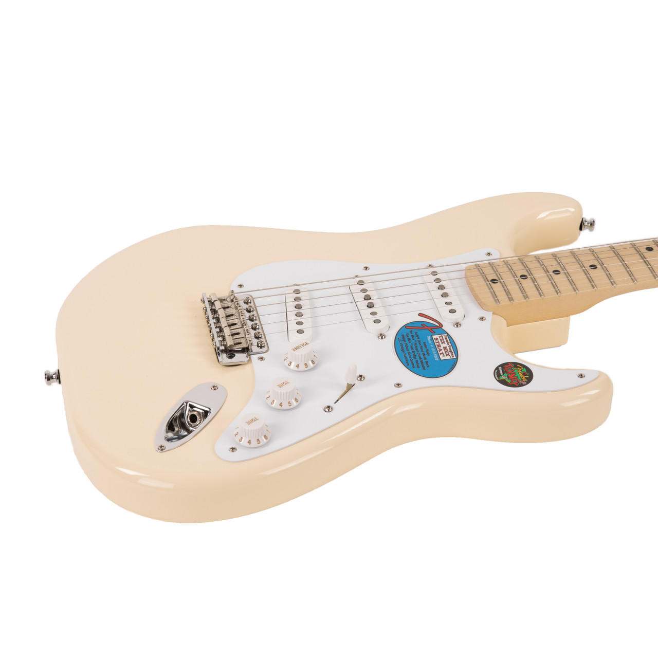 Fender Jimmie Vaughan Tex-Mex Stratocaster - Olympic White | Cream