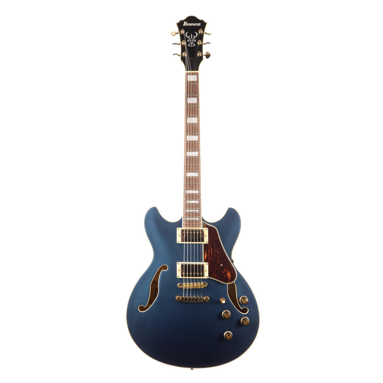 Ibanez Artcore AS73G Semi Hollow - Prussian Blue Metallic | Cream