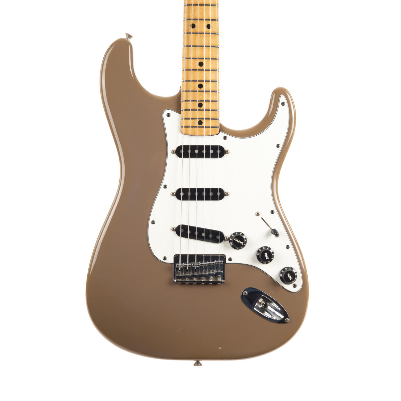 Vintage Fender Stratocaster Hardtail International Color Sahara