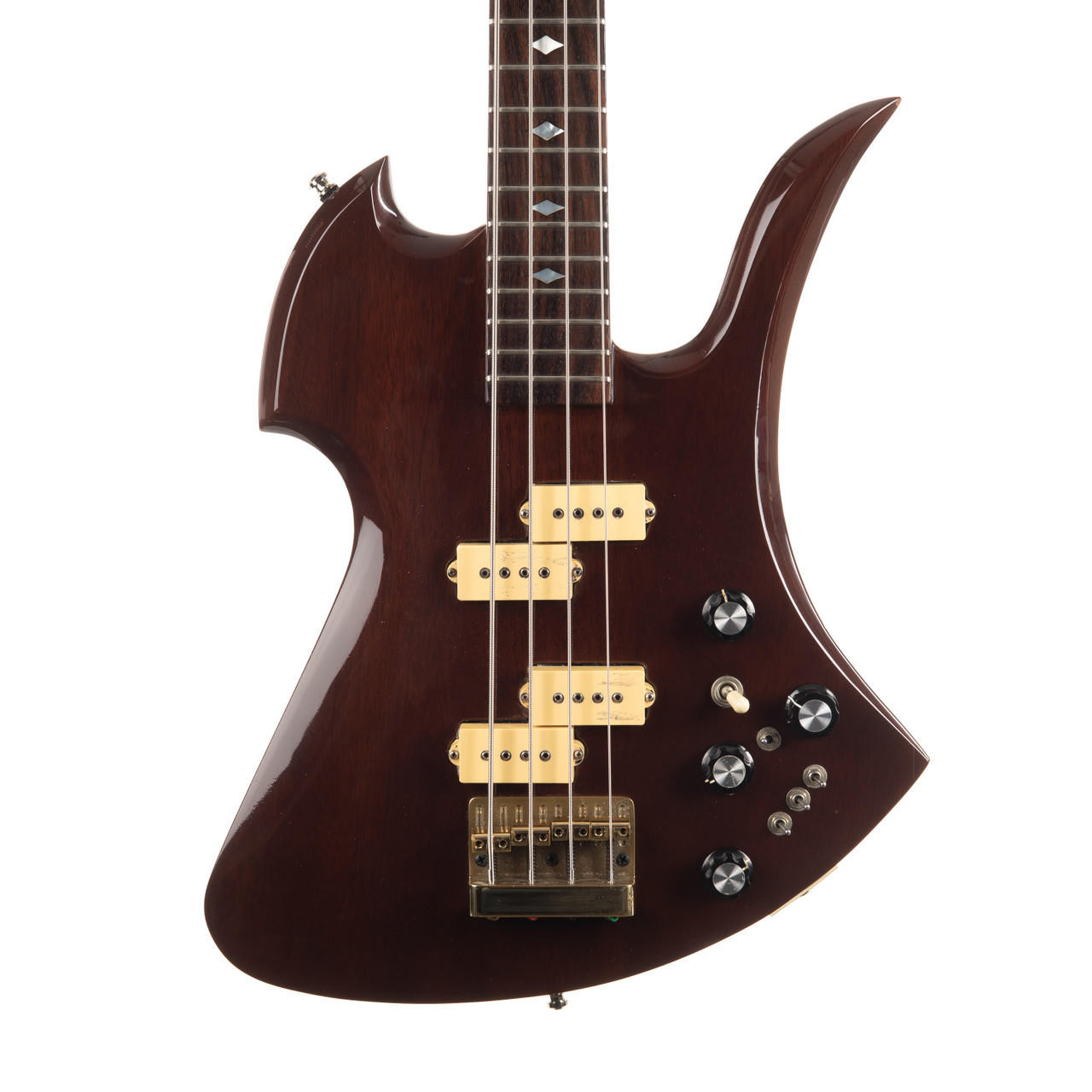 Vintage B.C. Rich Mockingbird Bass Natural 1982 | Cream City Music