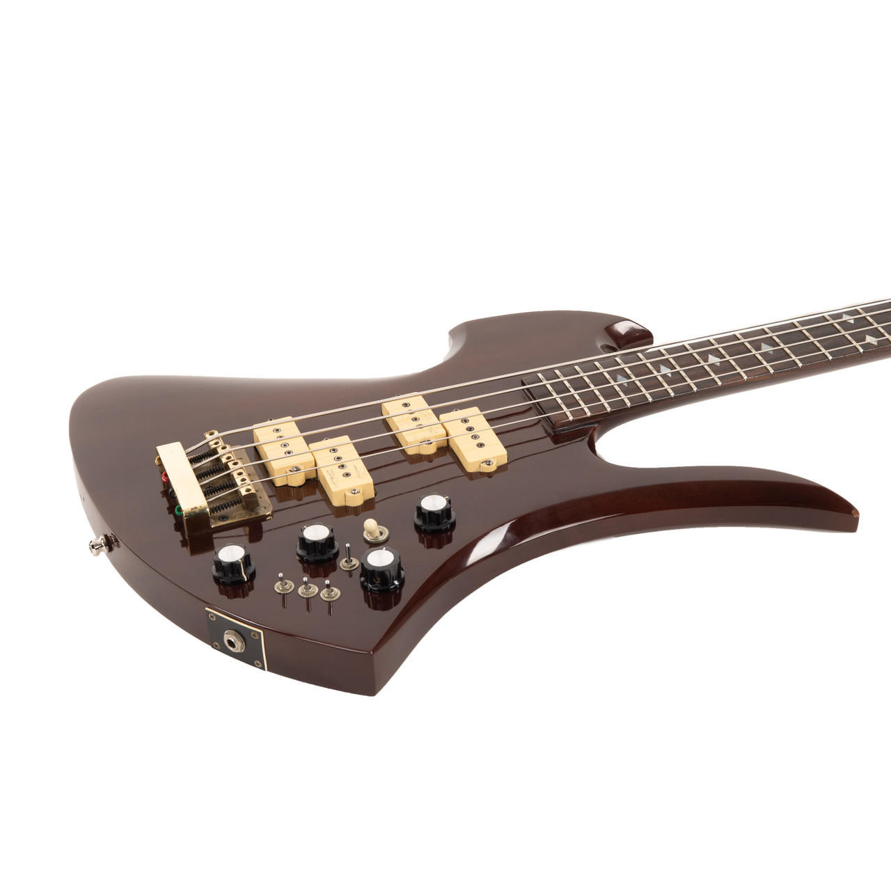 Vintage B.C. Rich Mockingbird Bass Natural 1982 | Cream City Music