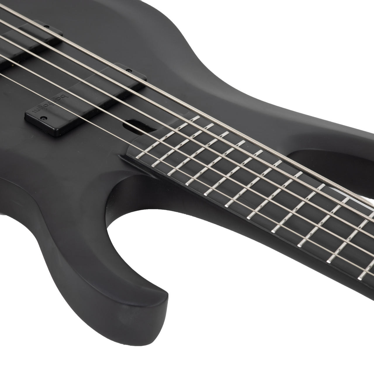 Ibanez BTB625EX Iron Label 5 String Bass - Black Flat | Cream City