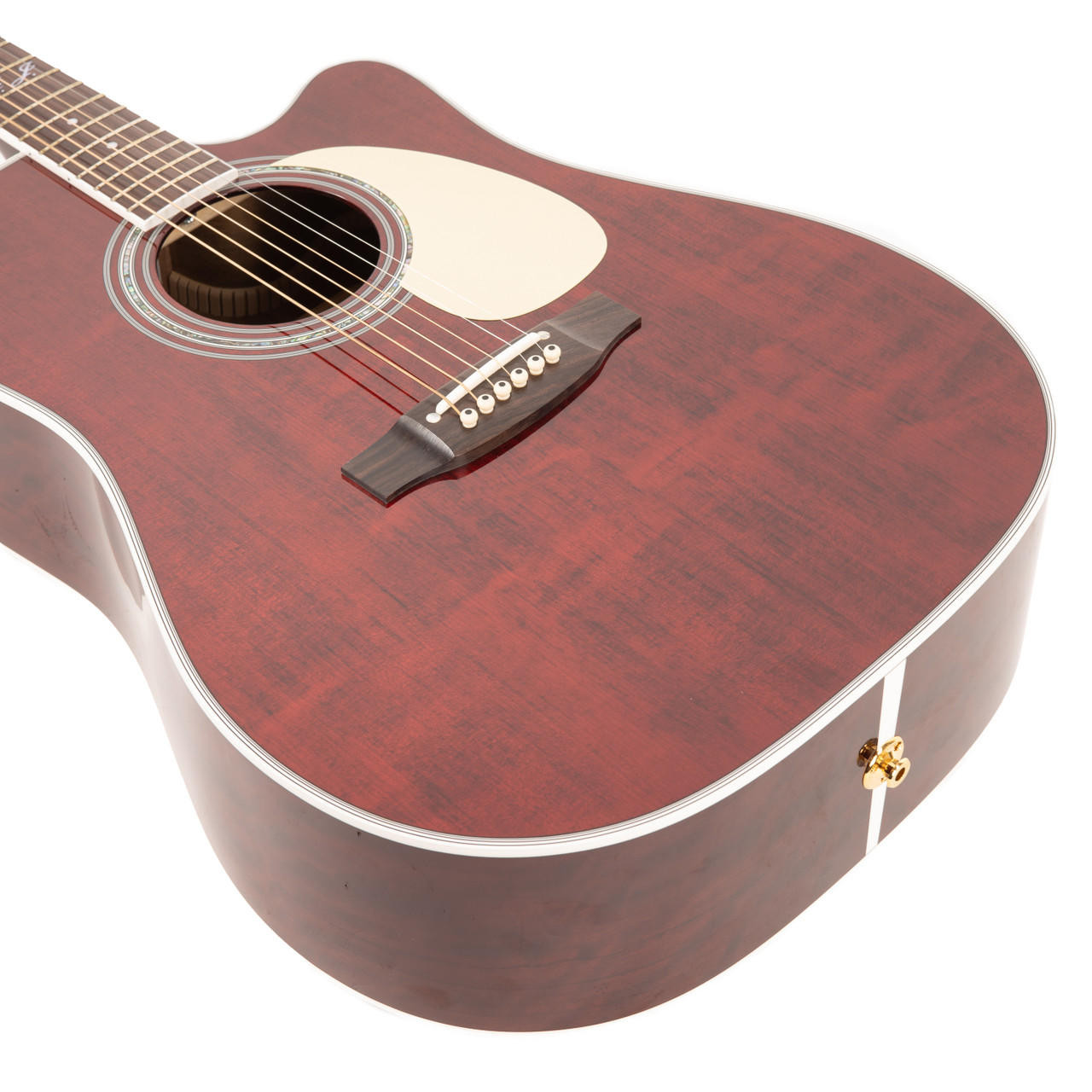 takamineNPR-110 バーガンディ アコースティックギター Takamine John Jorgenson Signature Acoustic Electric - Gloss Red
