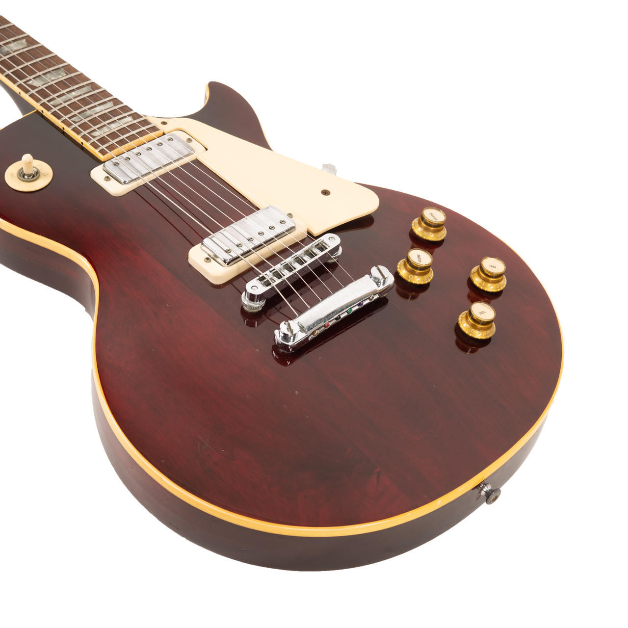 Vintage Gibson Les Paul Deluxe Wine Red - 1975 | Cream City Music
