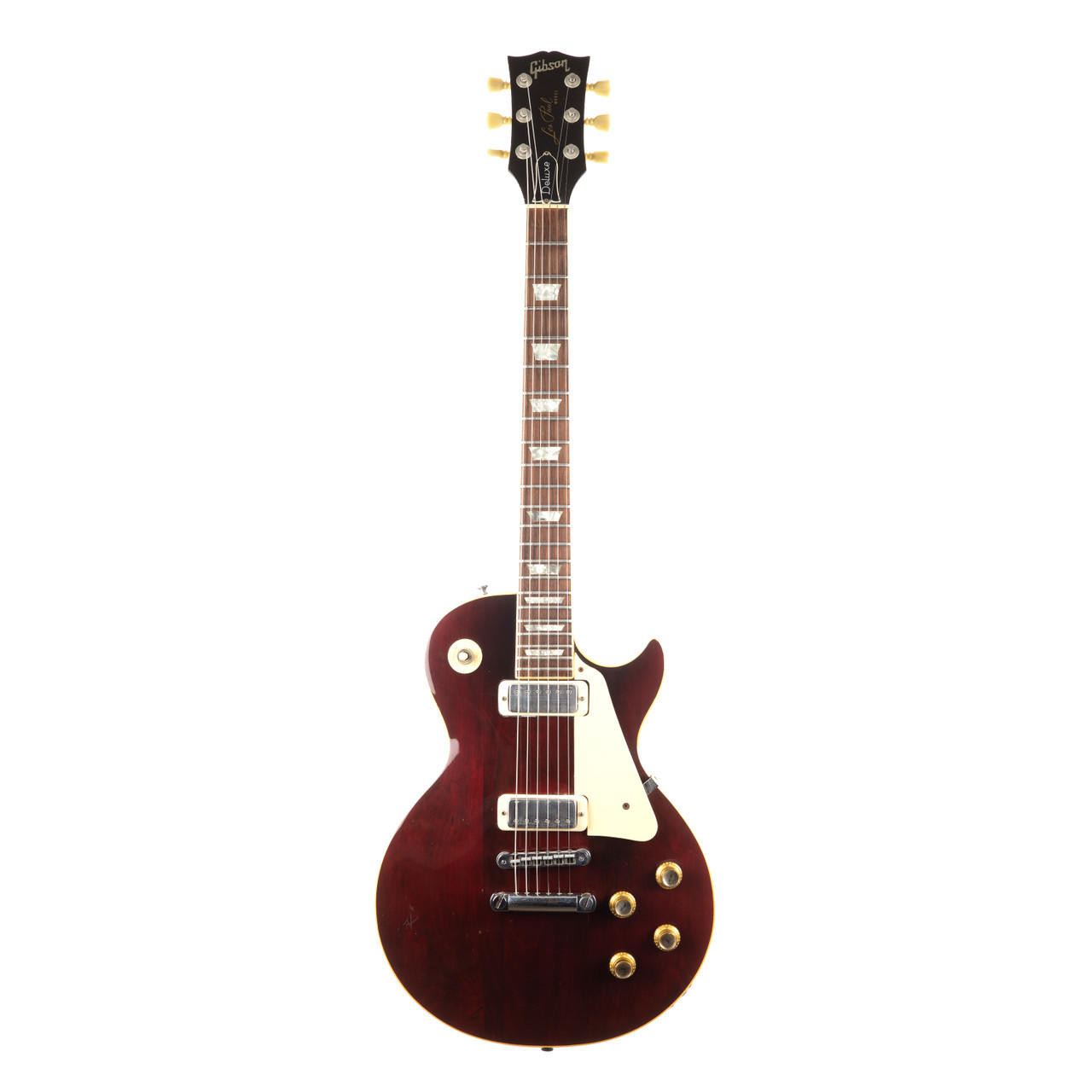 ビンテージ1975年 Gibson Les Paul Deluxe レスポール Vintage Gibson Les Paul Deluxe Wine Red - 1975 | Cream City Music