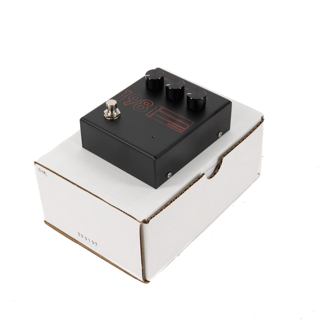 1981 Inventions DRV No3 Overdrive Pedal - Stranger Things Black