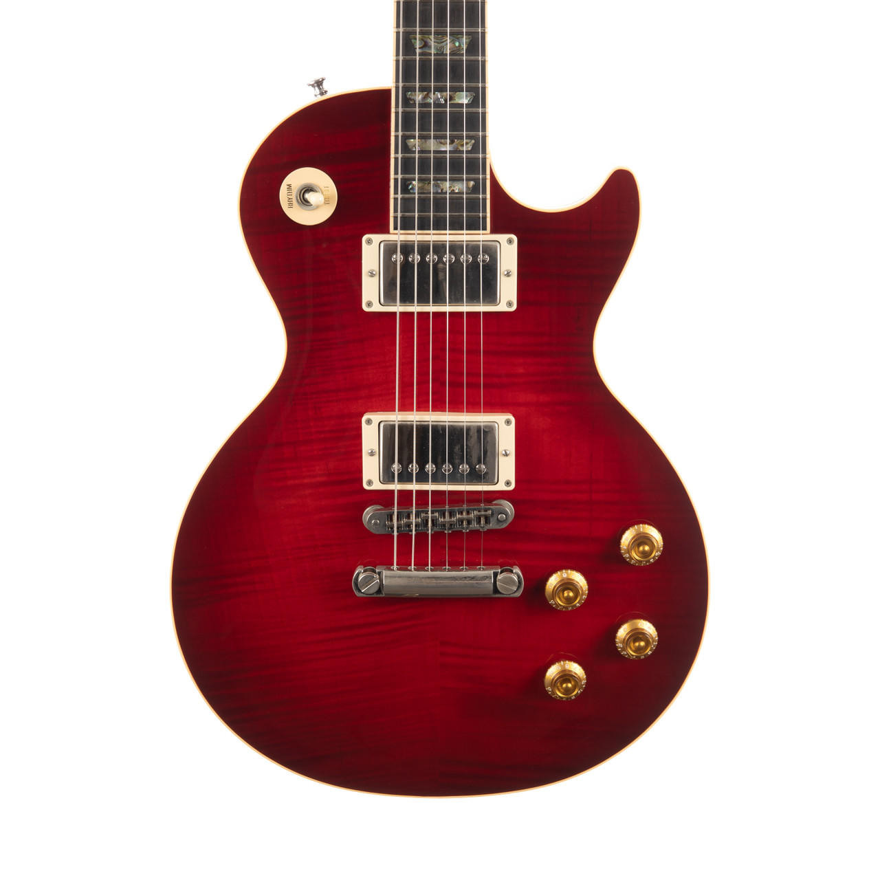 Used Gibson Custom Les Paul Elegant Firemist Red 1999 | Cream City