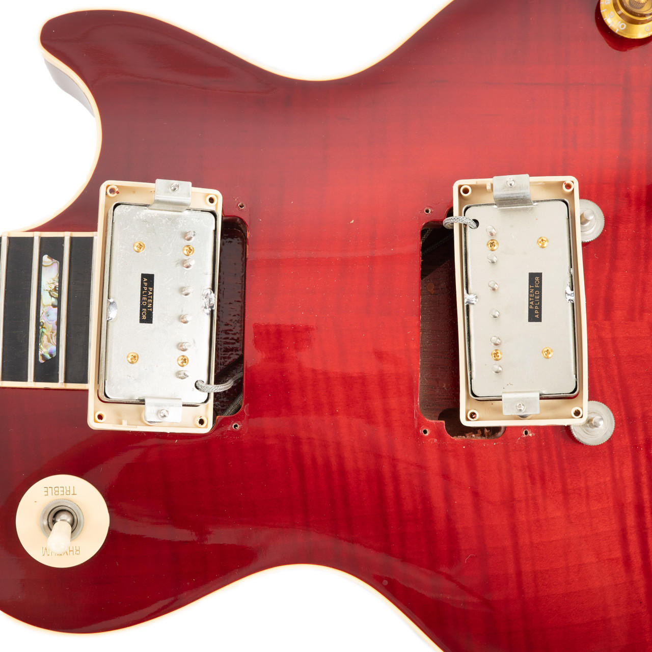 Used Gibson Custom Les Paul Elegant Firemist Red 1999 | Cream City