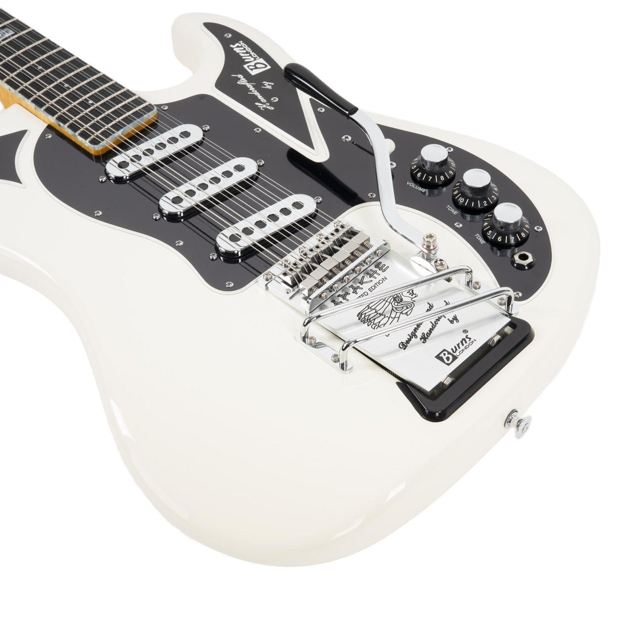 Used Burns London Apache Double Six Limited Edition White | Cream