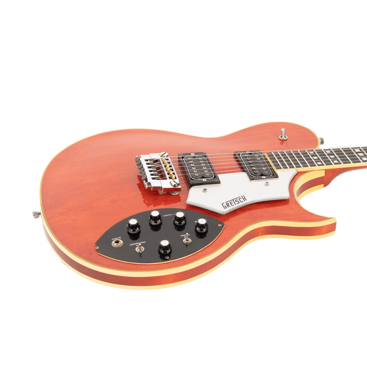 Vintage Gretsch 7680 Atkins Super Axe Red Rosewood 1977 | Cream