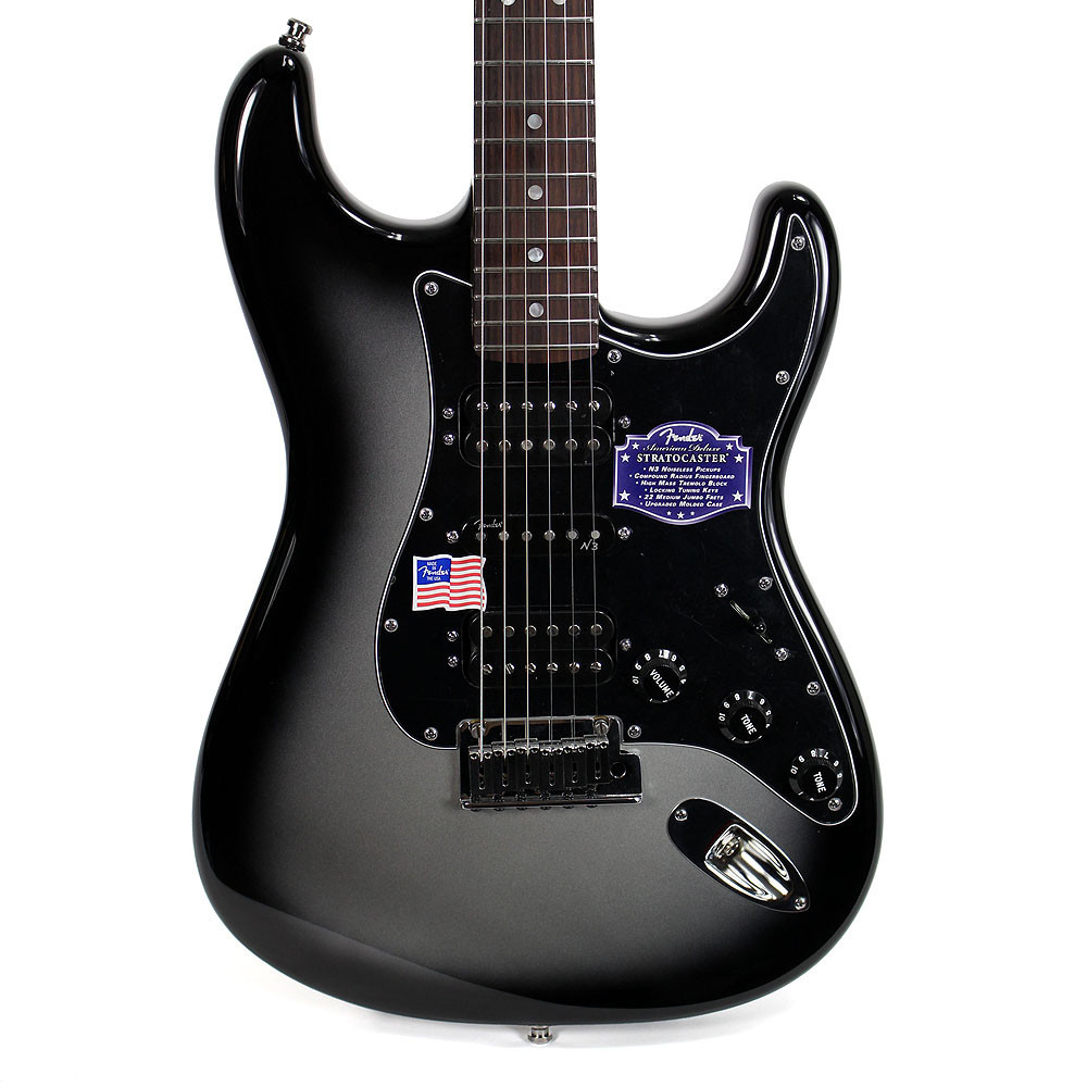 Fender American Deluxe Stratocaster HSH Silverburst | Cream City Music