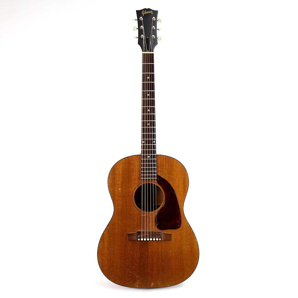 Vintage 1967 Gibson LG-0 Acoustic Guitar Natural Finish | Cream