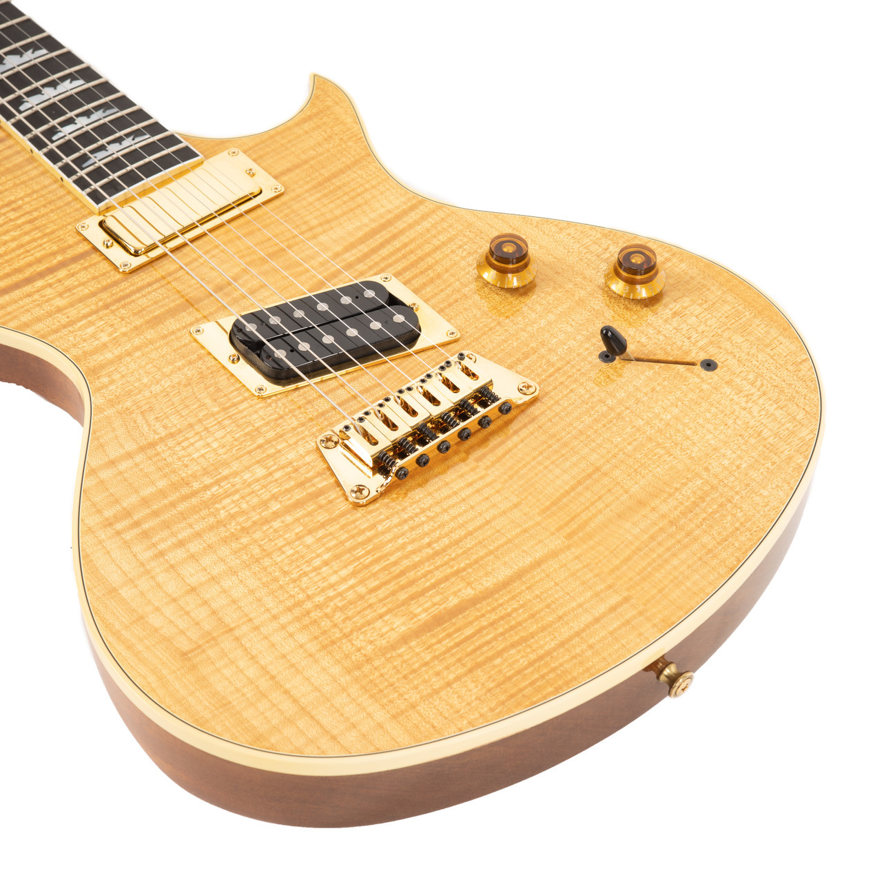 Used Gibson Nighthawk Custom Natural Flame Top 1994 | Cream City Music