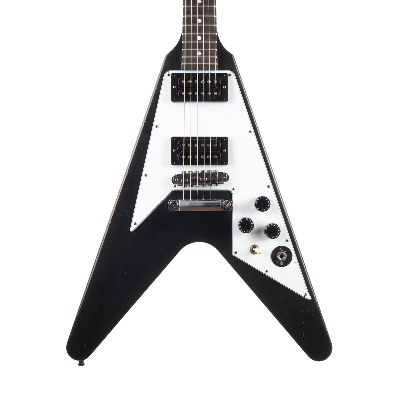 Gibson Flying V エレキギター ブラック Gibson Custom Kirk Hammett 1979 Flying V - Ebony | Cream City Music