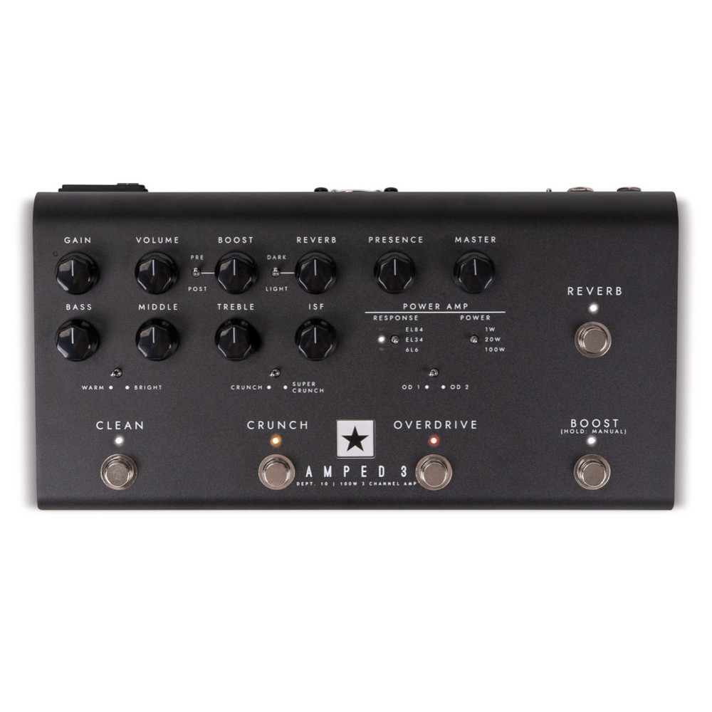 Blackstar Amped 3 ギターペダル型100Wアンプ Blackstar AMPED 3 100-Watt Guitar Amplifier Pedal | Cream City Music