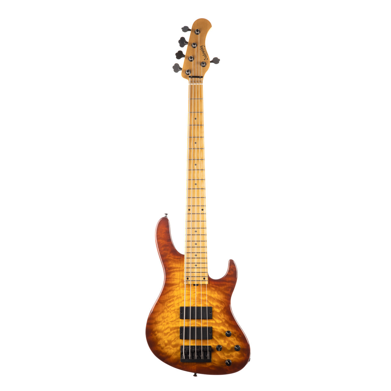 Used Sadowsky NYC5 5-String Bass Quilted Maple Cherry Burst 2004