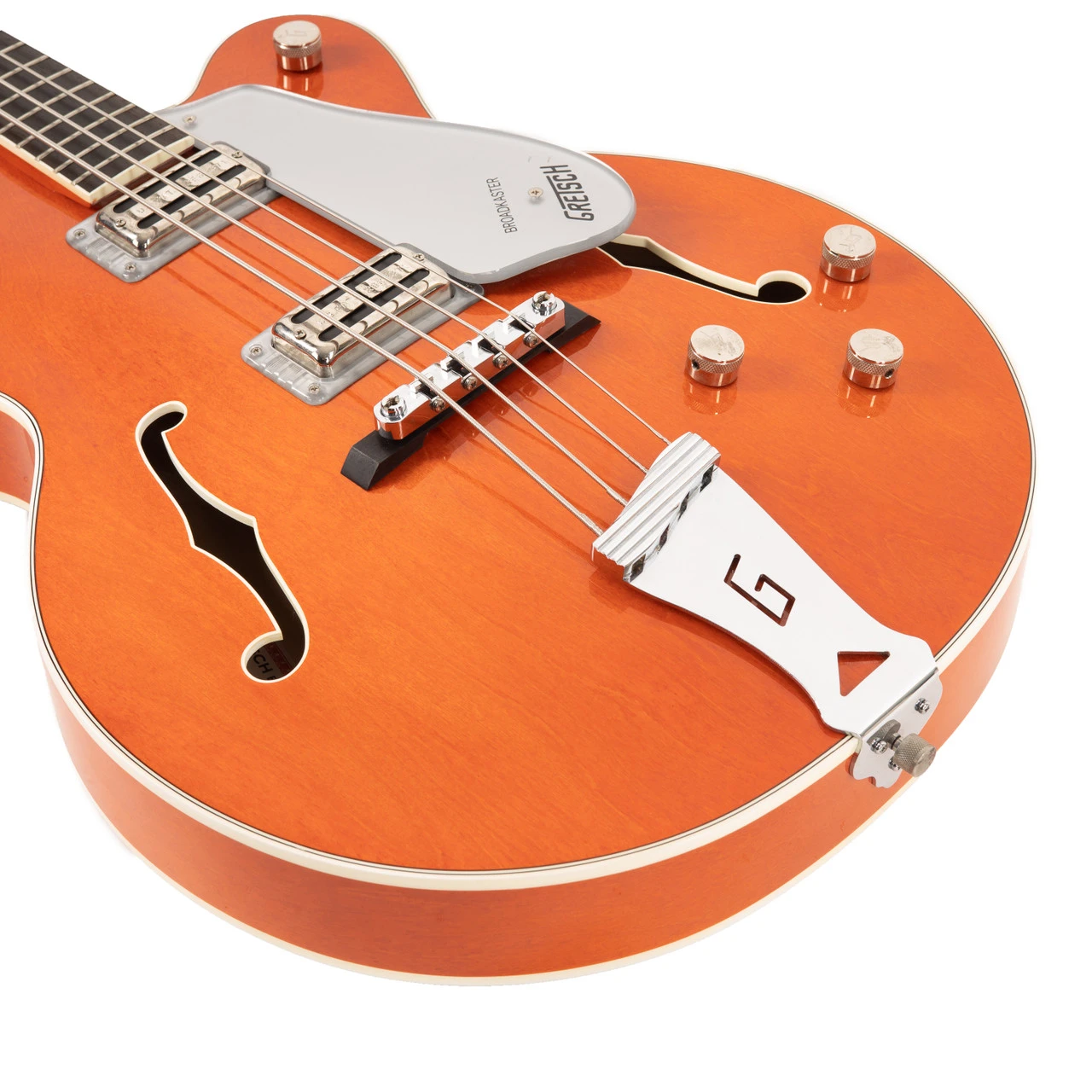 Gretsch 6119B Broadkaster 寺田楽器 Used Gretsch 6119B Broadkaster Bass Orange 1999 | Cream City Music