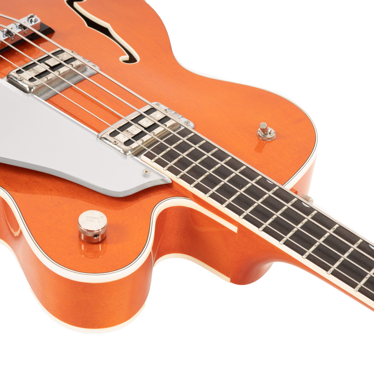 Used Gretsch 6119B Broadkaster Bass Orange 1999 | Cream City Music