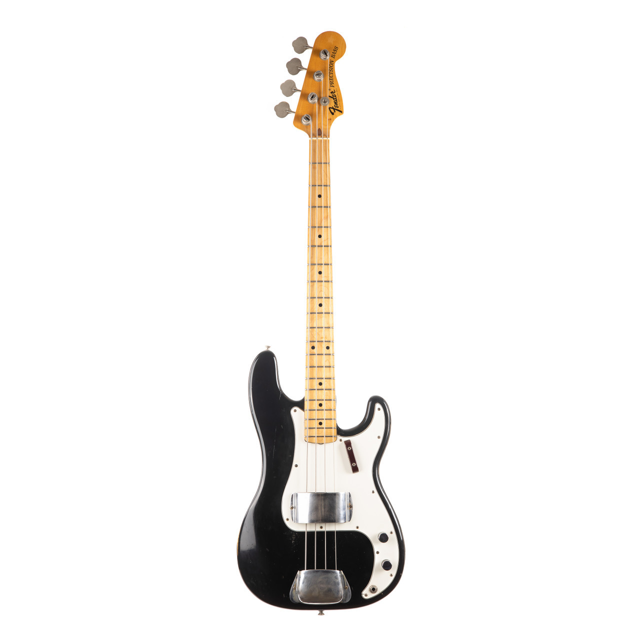 Vintage Fender Precision Bass Black 1973 | Cream City Music
