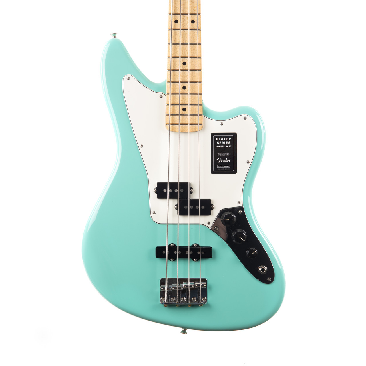 Fender Player Series Jaguar Bass Maple - Sea Foam Green | Cream