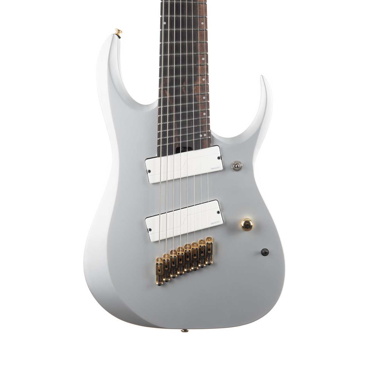 Ibanez RGDMS8 Axe Design Lab Multi-Scale 8 String - Classic Silver