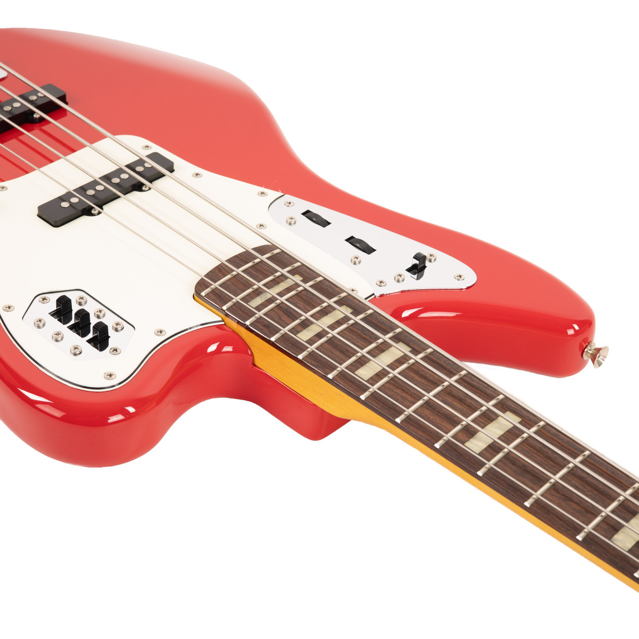 Used Fender Jaguar Bass MIJ Hot Rod Red | Cream City Music