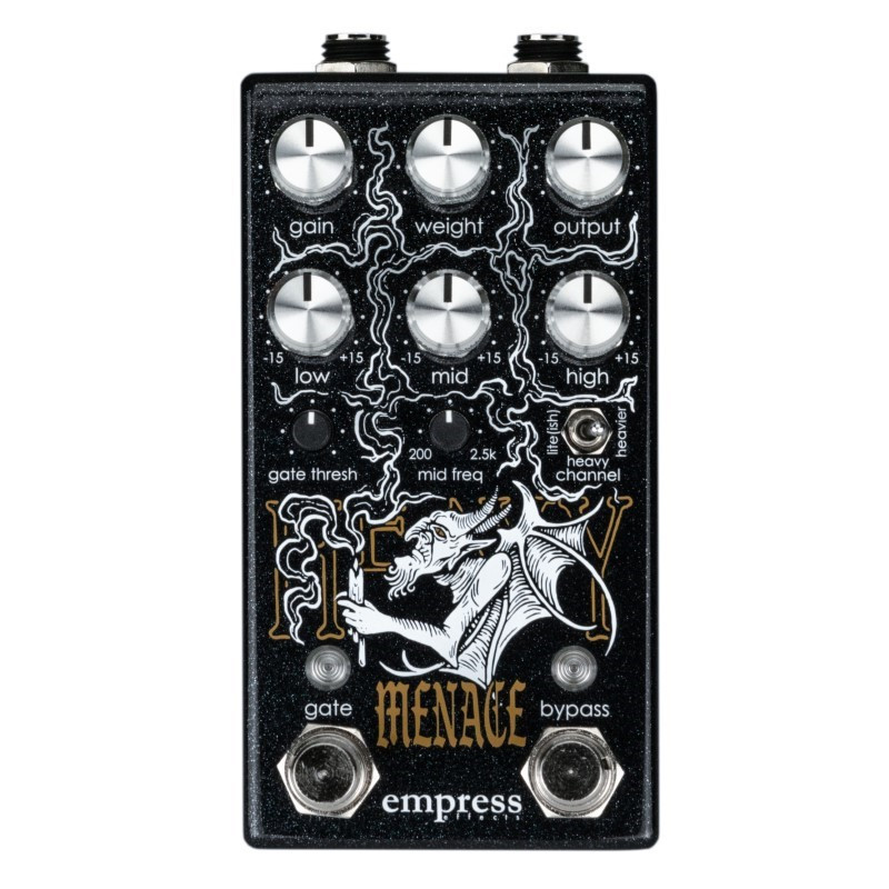 ギター Empress Effects Distortion Empress Effects Heavy Menace Triple Mode Distortion Pedal | Cream