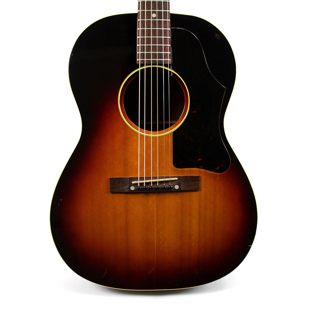 Vintage 1960 Gibson LG-1 Acoustic Guitar Natural Finish | Cream