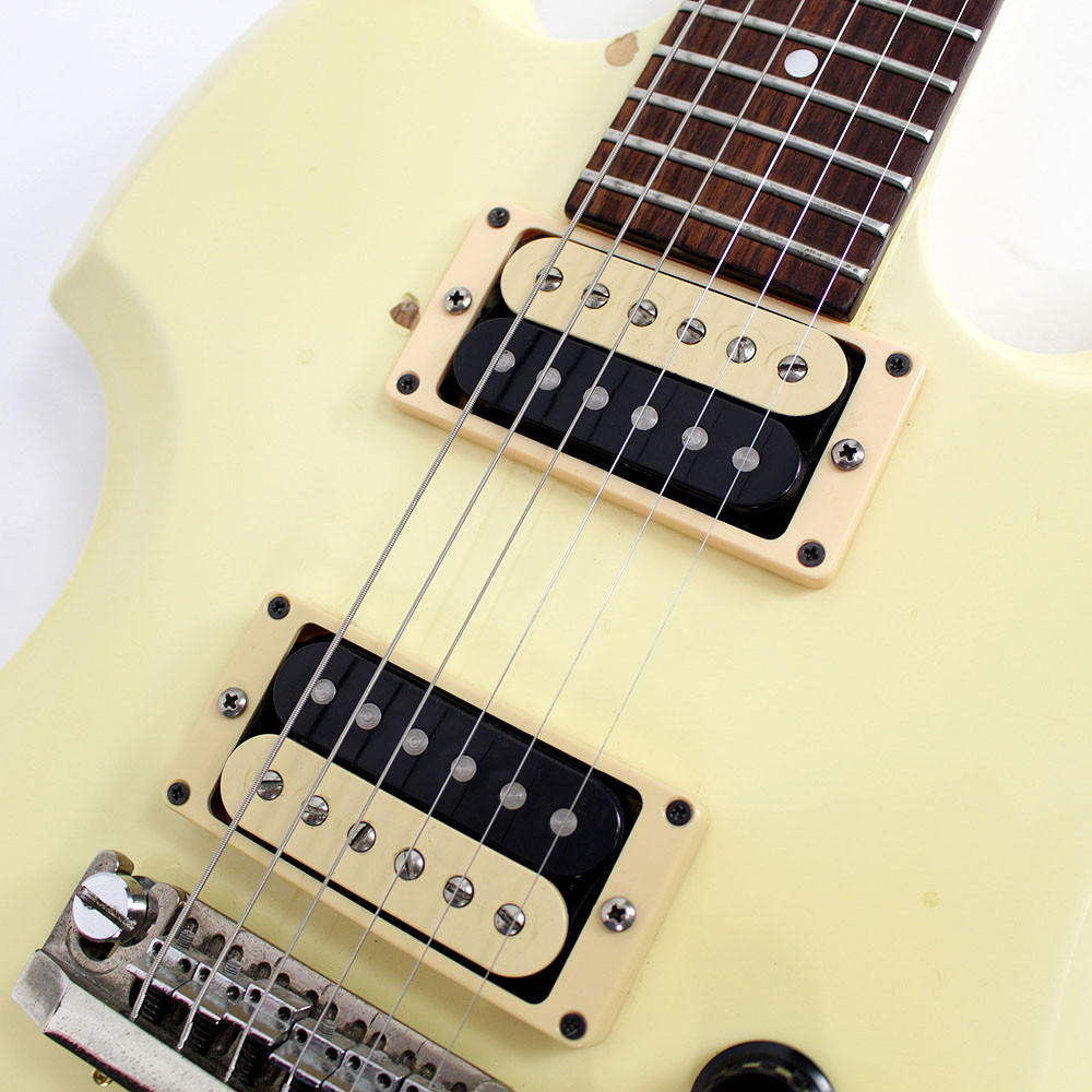Vintage 1970's B.C. Rich Rico Mockingbird Electric Guitar Cream