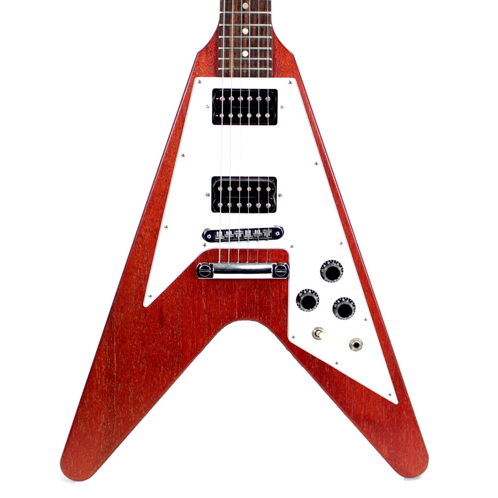 2005 Gibson Faded Series Flying V Electric Guitar in Cherry Finish