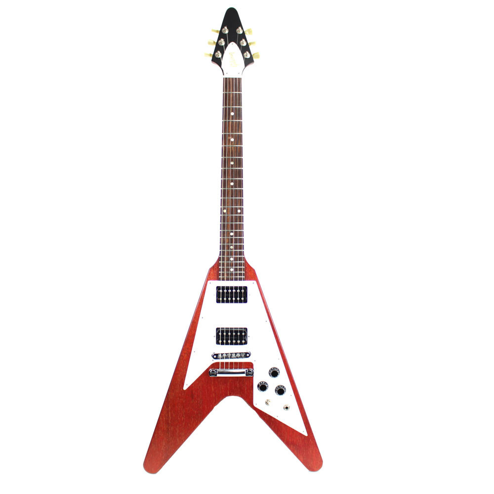 2005 Gibson Faded Series Flying V Electric Guitar in Cherry Finish
