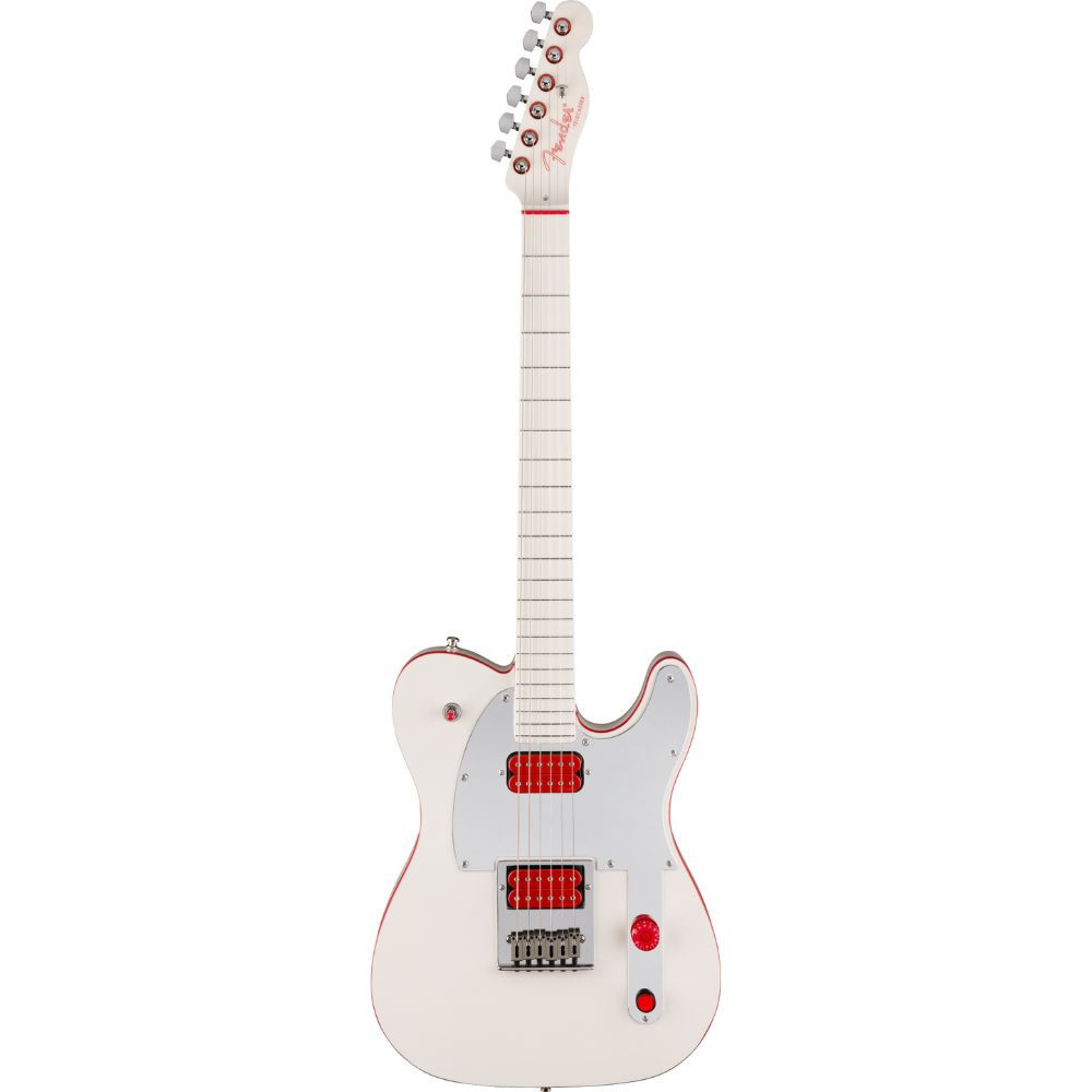 Fender John 5 Ghost Telecaster Maple - Arctic White | Cream City Music