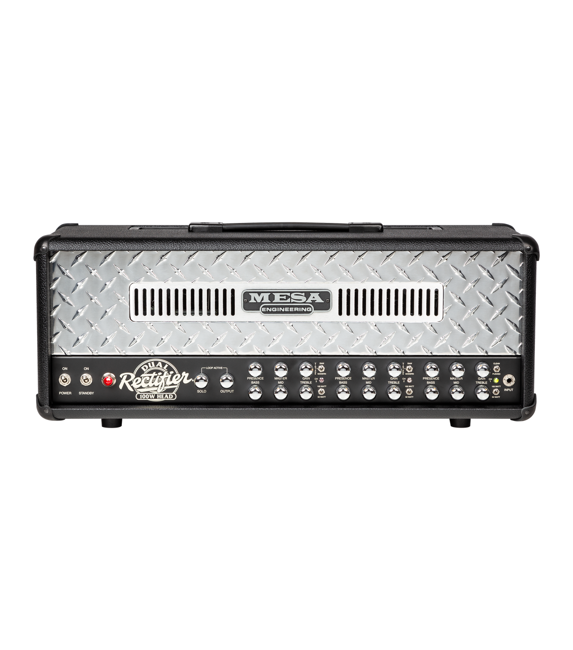 Mesa Boogie Dual Rectifier 100W Tube Amp Head - Black Bronco