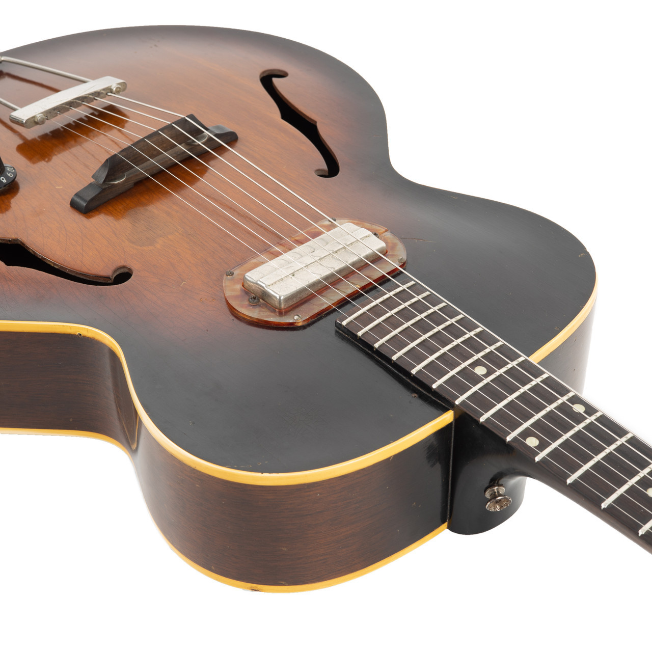Vintage Gibson L-48 Archtop with P-13 Pickup Sunburst 1959 | Cream
