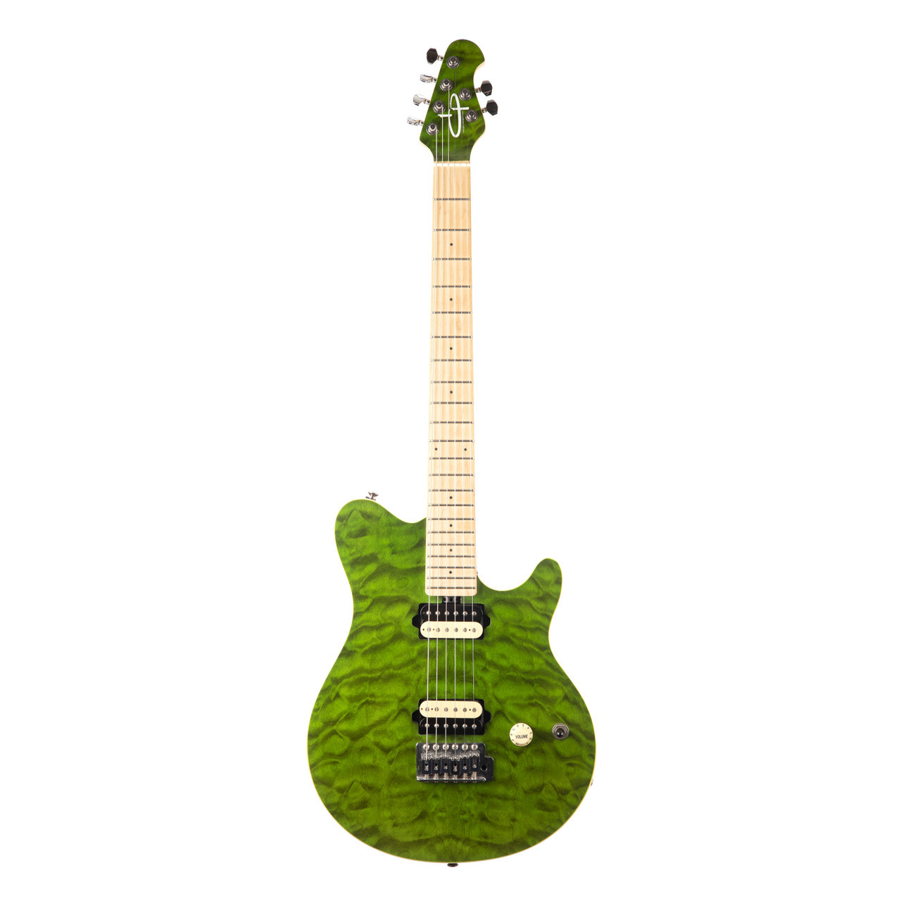 Used OLP by Ernie Ball Music Man MM1 Transparent Green 1994