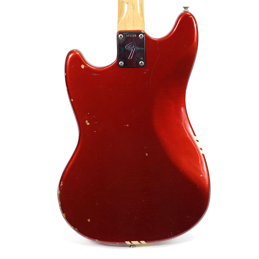 Vintage 1972 Fender Mustang Competition Electric Guitar Red Finish