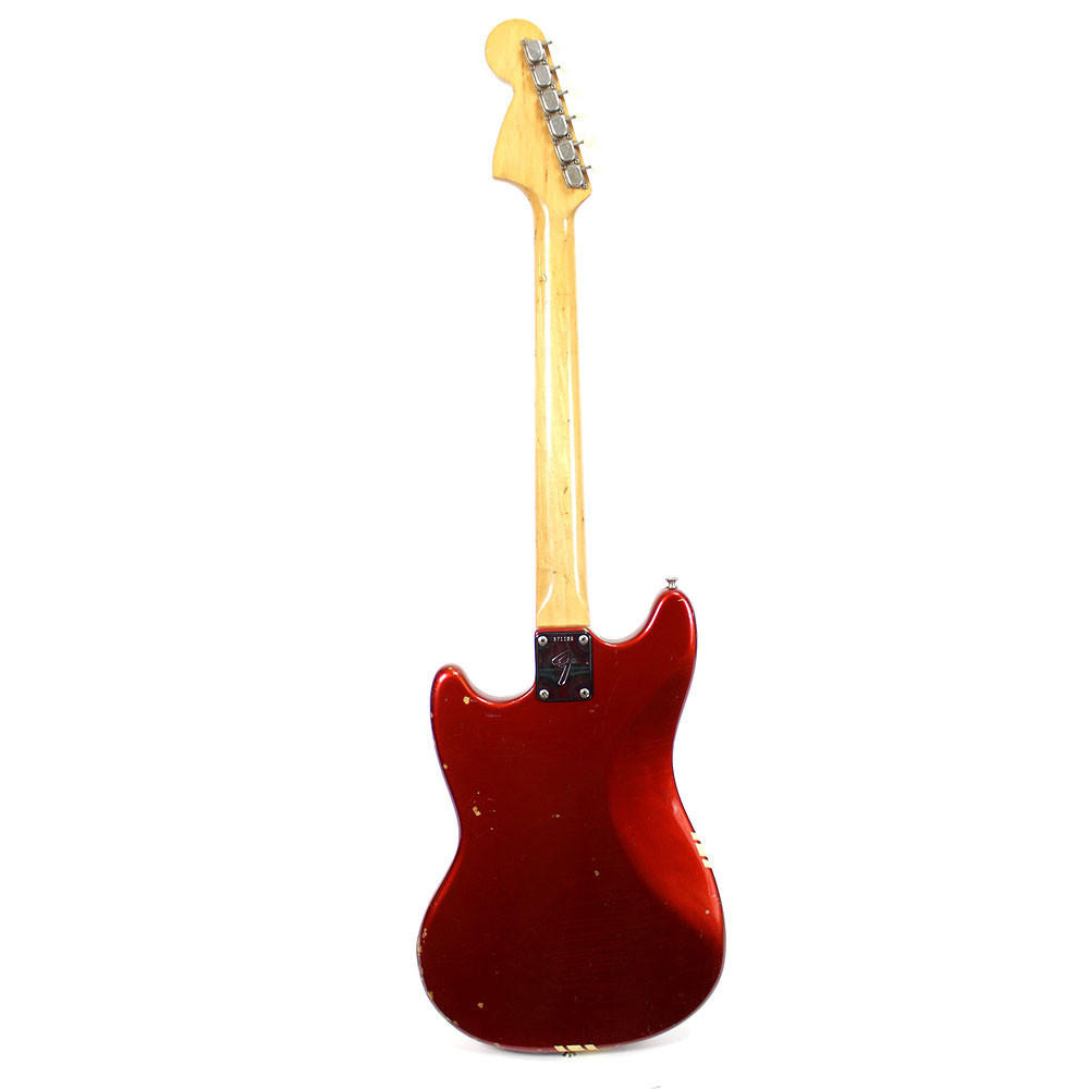 Vintage 1972 Fender Mustang Competition Electric Guitar Red Finish