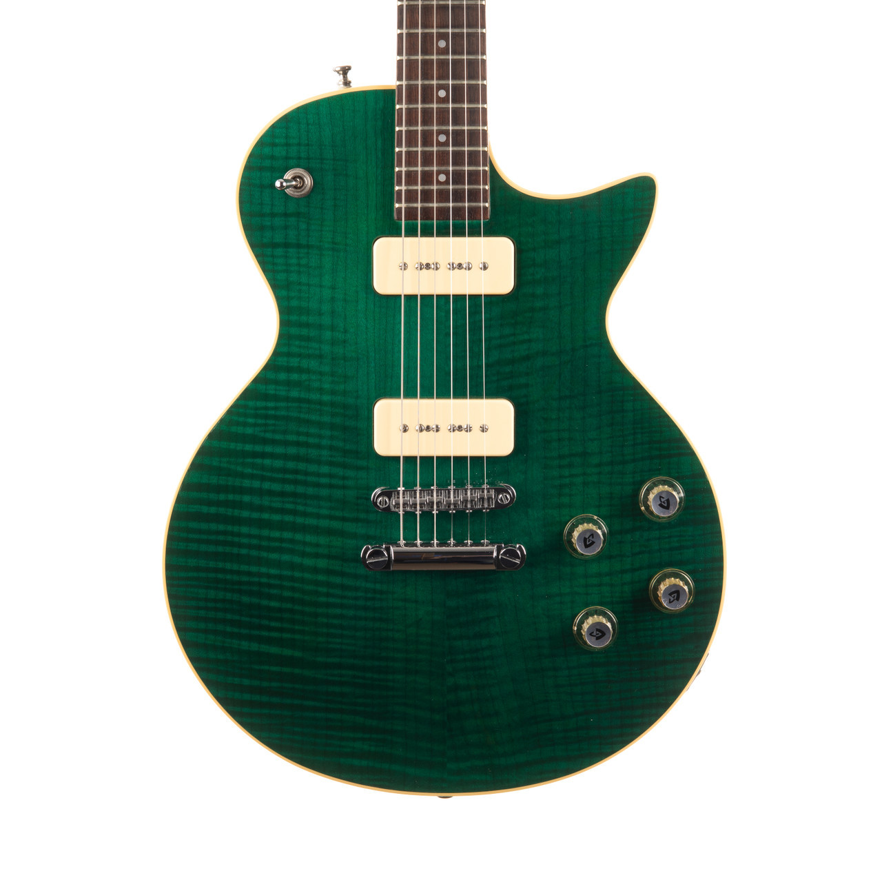 Used Guild Blues 90 Flame Top Emerald Green 1990s | Cream City Music