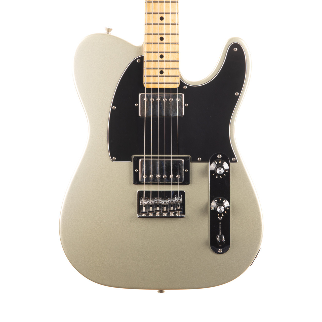 Used Fender Blacktop Telecaster HH Silver 2012 | Cream City Music