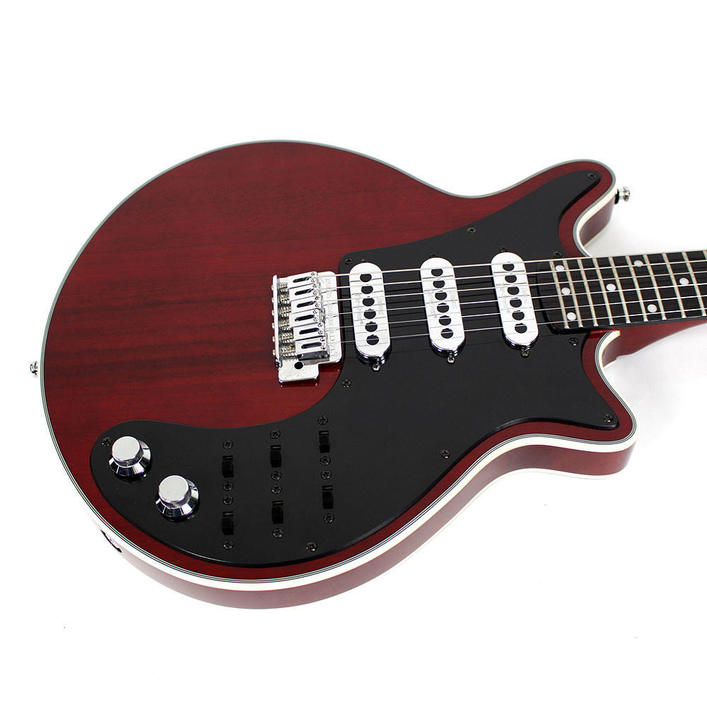 2004 Burns Brian May Red Special Signature Electric Guitar Cherry