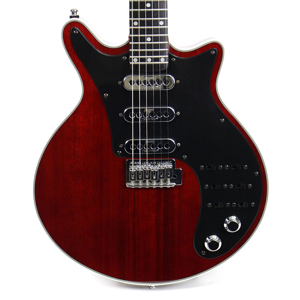 2004 Burns Brian May Red Special Signature Electric Guitar Cherry