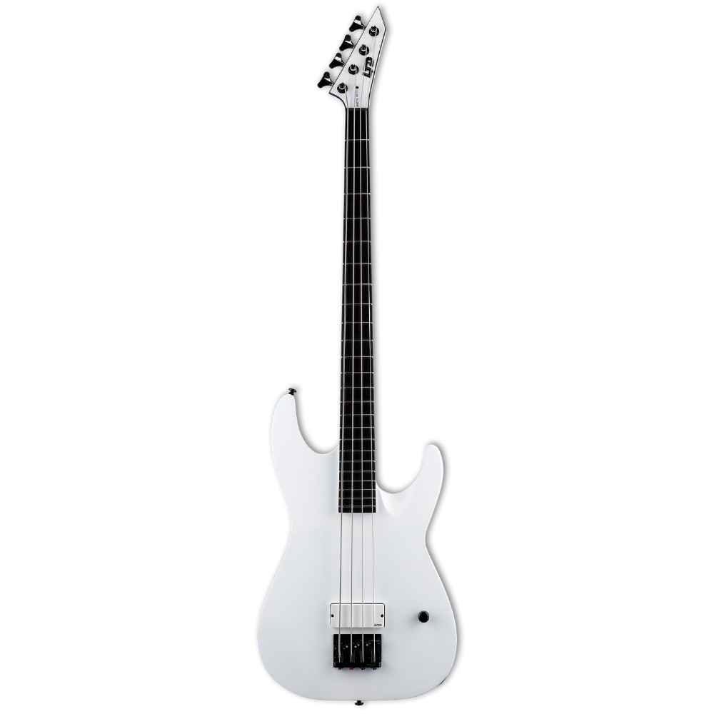 ESP LTD M-4 Arctic Metal Bass - Snow White Satin | Cream City Music