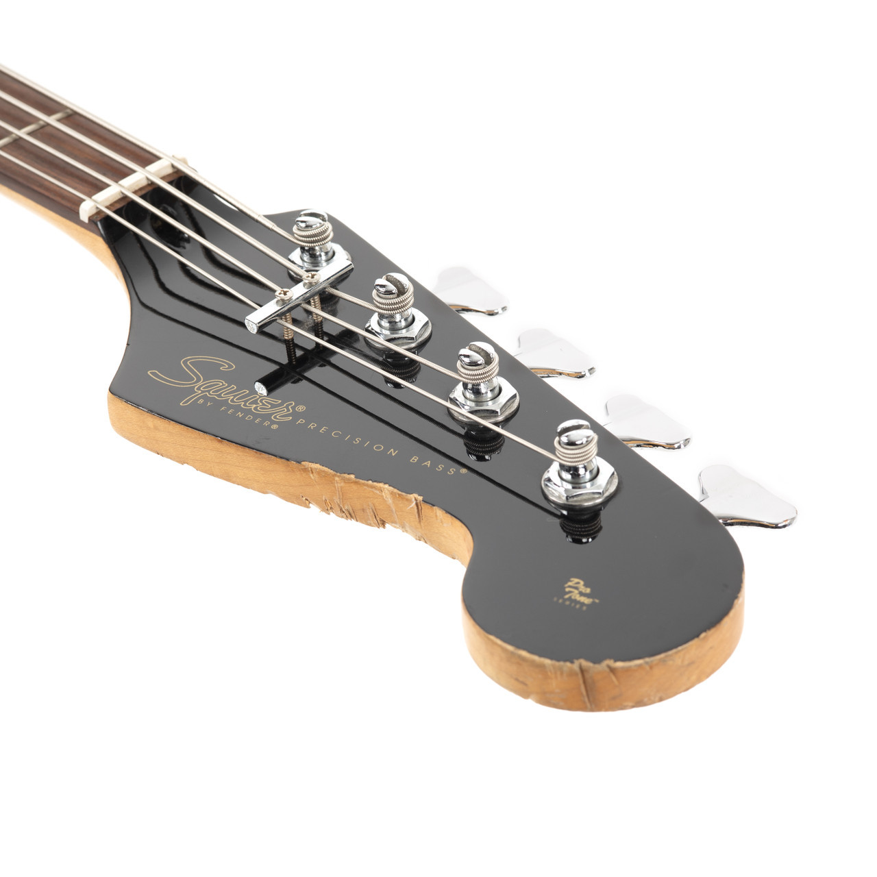Used Fender Squier Pro Tone PJ Bass Black 1997 | Cream City Music