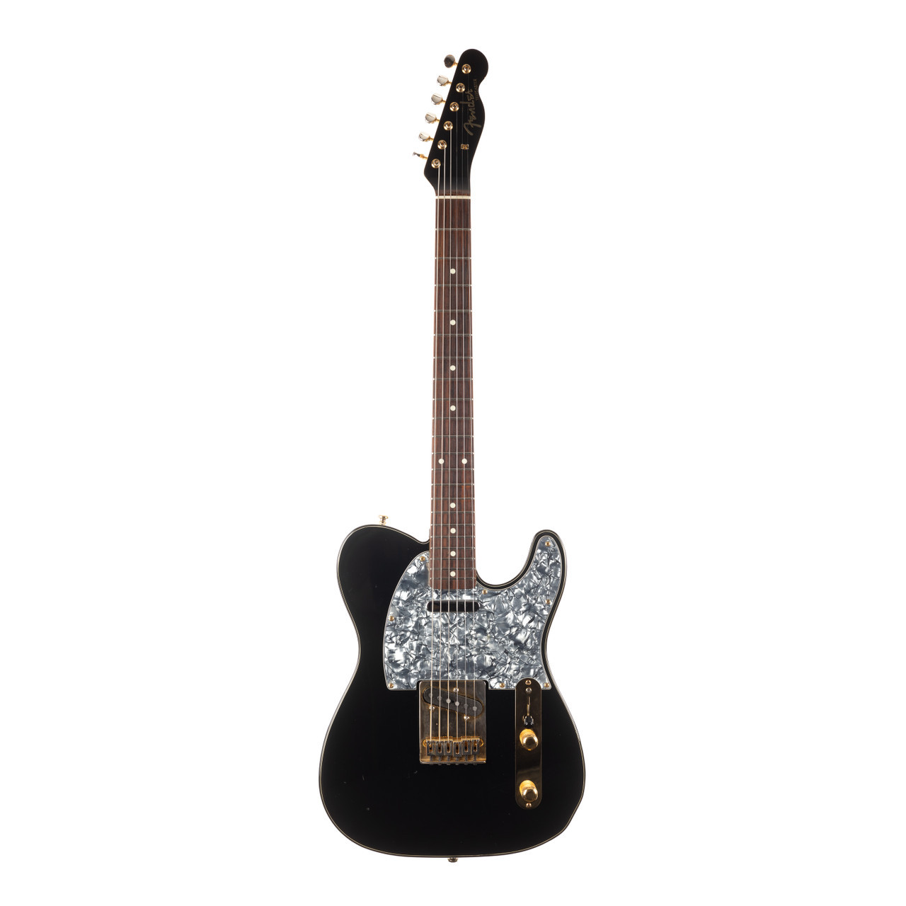 Used Fender Telecaster Custom Made In Japan Black 1996 | Cream