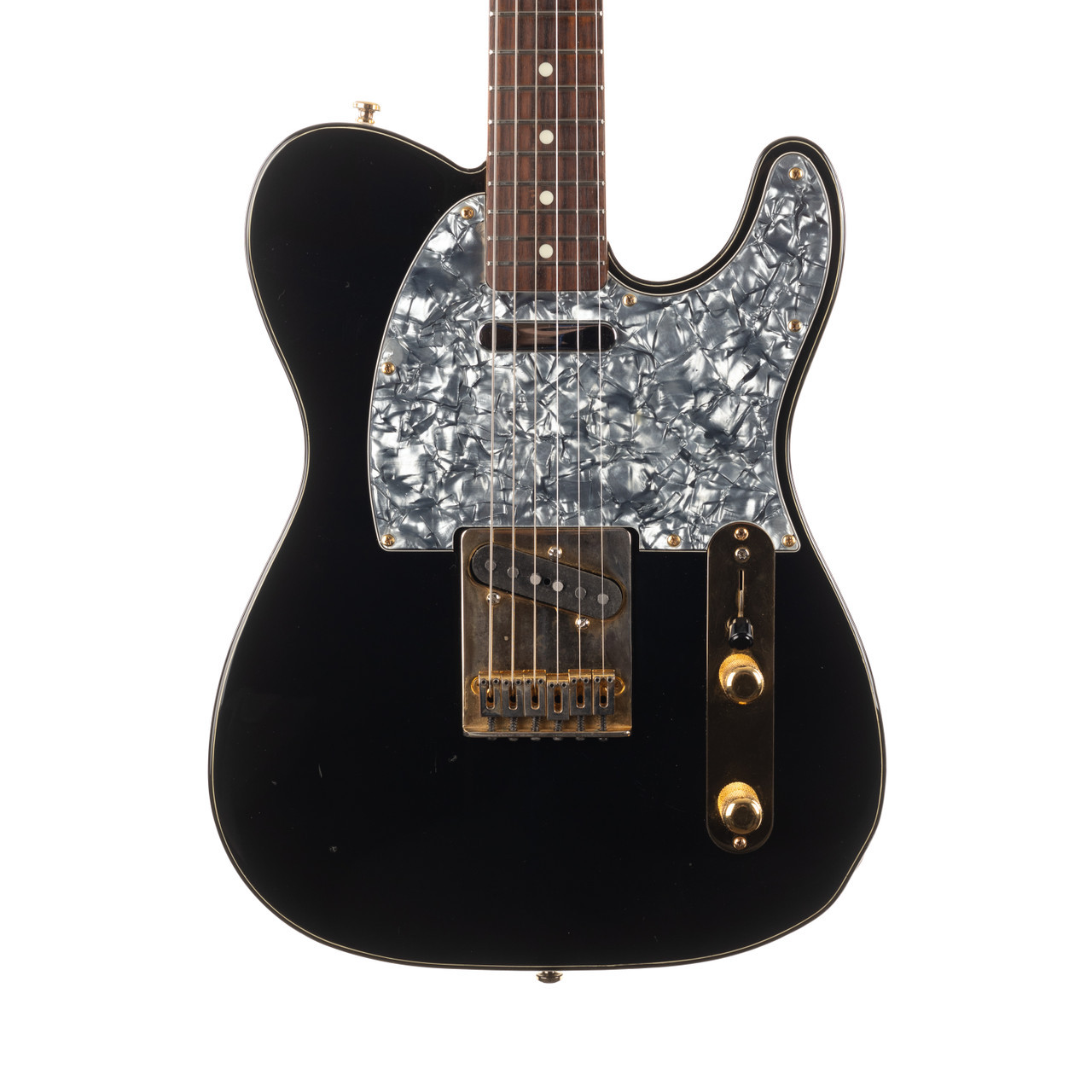 Used Fender Telecaster Custom Made In Japan Black 1996 | Cream