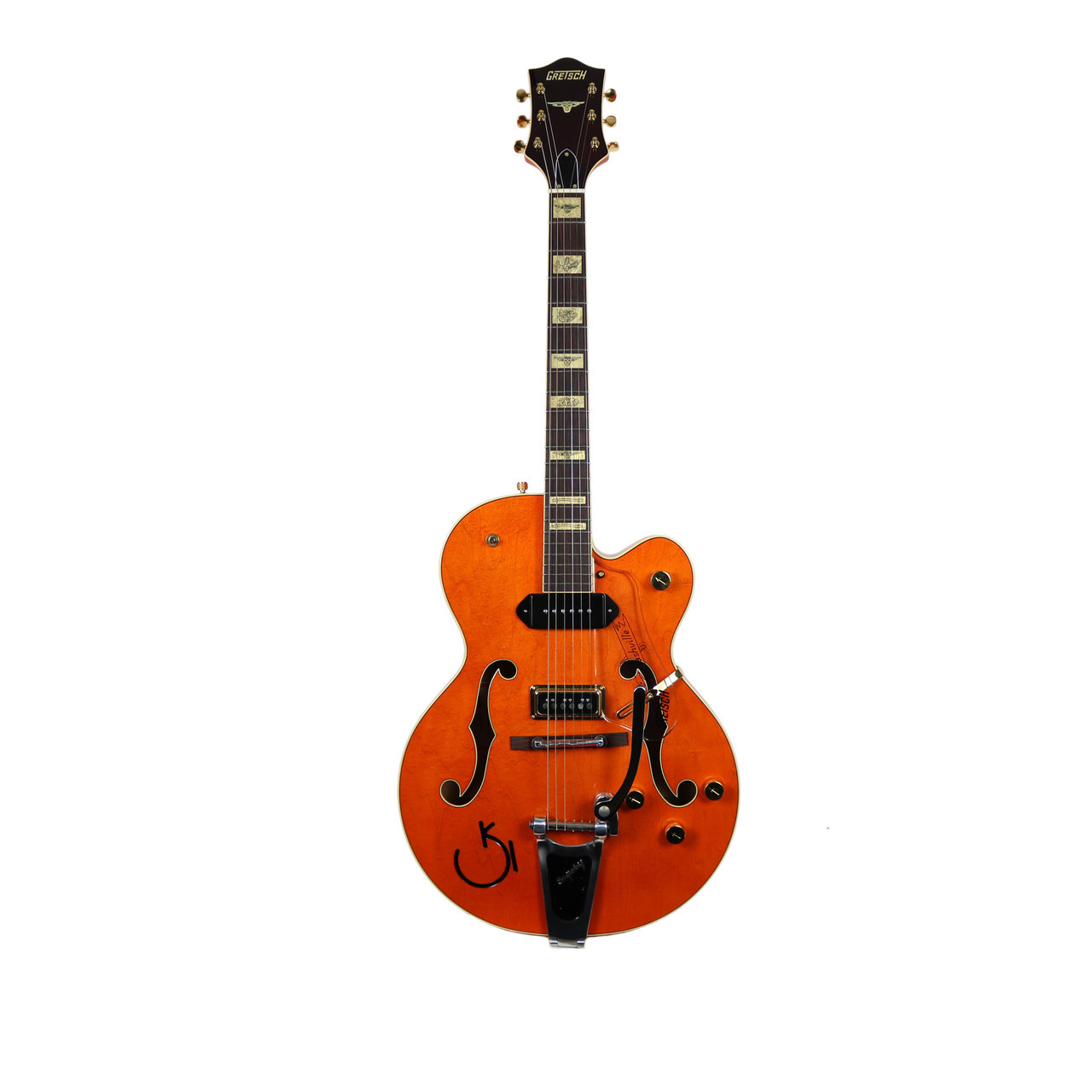 Used Gretsch G6120W-1957 Eddie Cochran Orange 2004 | Cream City Music
