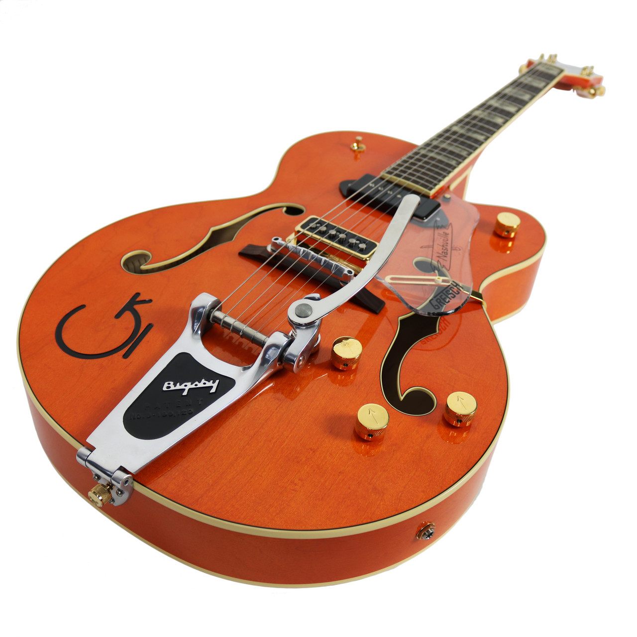 Used Gretsch G6120W-1957 Eddie Cochran Orange 2004 | Cream City Music